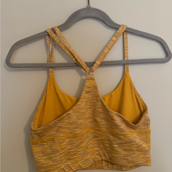 Yellow Outdoor Voices Strappy Sports Bra - Picture 2 of 4